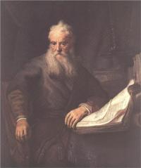 "Apostle Paul" Rembrandt Harmenszoon van Rijn
