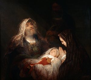 Some in 1st Century Judea may have expected Messiah to be revealed as a mighty king from the beginning, but righteous saints like Simeon and Anna understood that God's processes often do not fit human expectations.  (Simeon's Song of Praise, Aert de Gelder.)