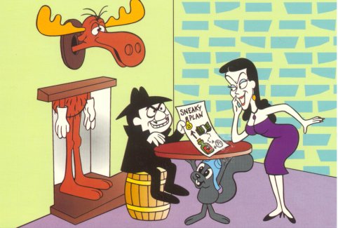 Rocky and Bullwinkle – THE BARKING FOX