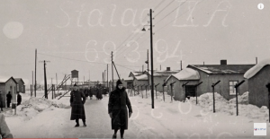 The Stalag IXA POW camp near Ziegenhain, Germany where Edmonds and his soldiers were held (AIPAC video screenshot)
